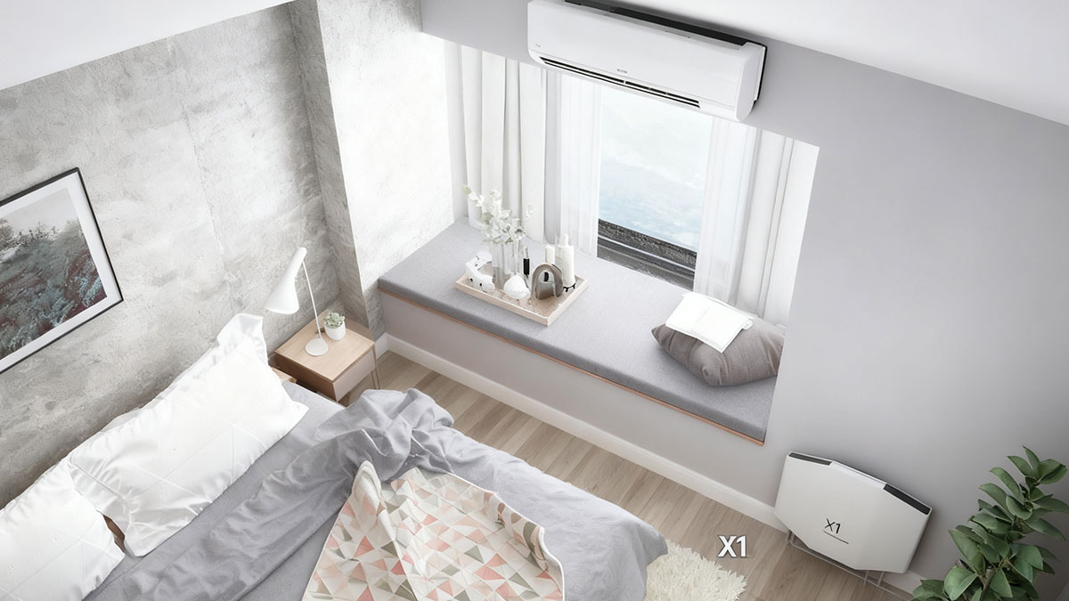 « Compagnon de climatisation » : Équipez votre climatisation split traditionnelle d'une « extrémité rayonnante » pour une mise à niveau à faible coût vers une résidence « cinq constantes »