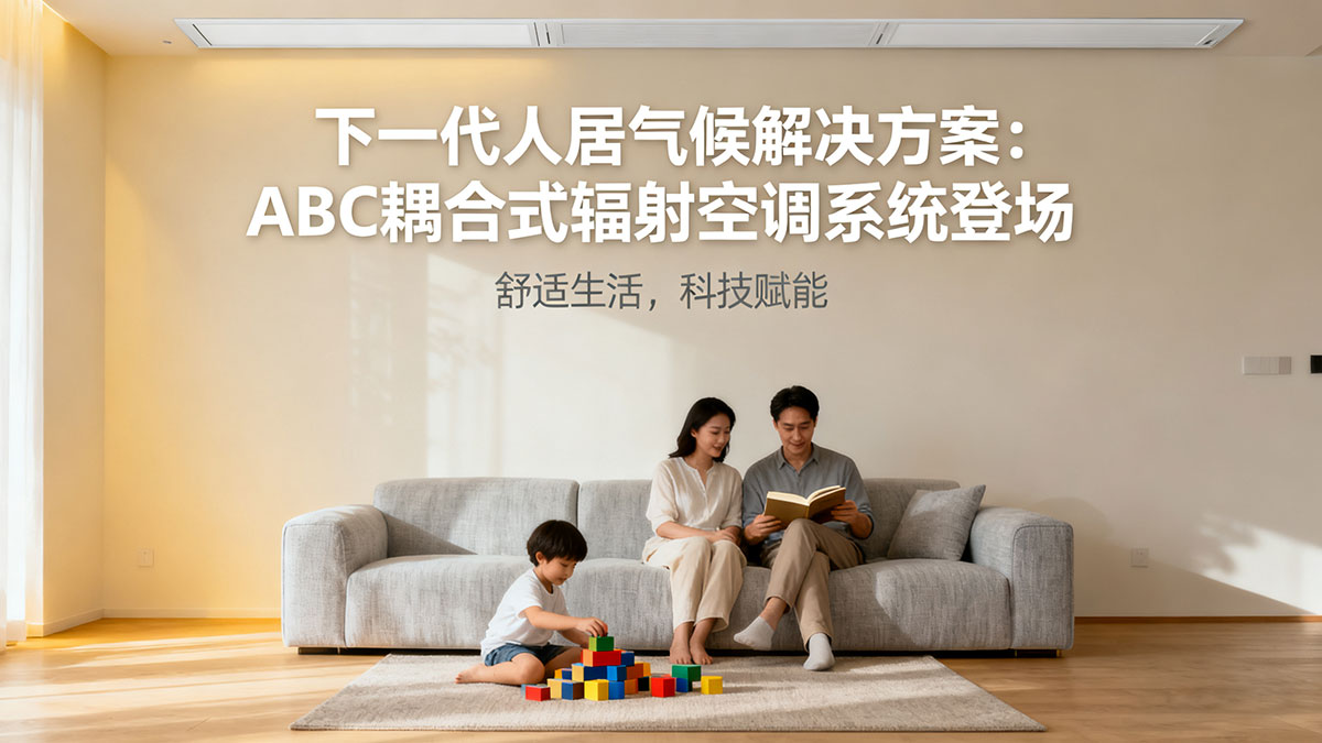 超越VRF，下一代人居气候解决方案： ABC耦合式辐射空调系统登场