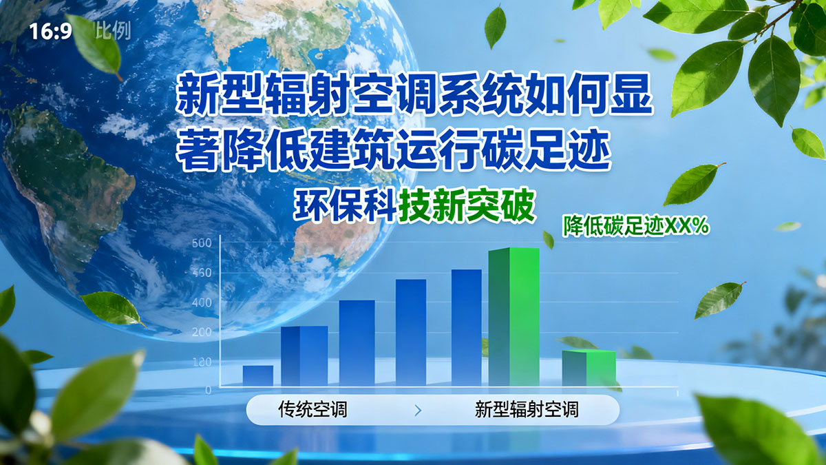 新型辐射空调系统如何显著降低建筑运行碳足迹