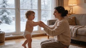 冬天光脚踩地板的幸福