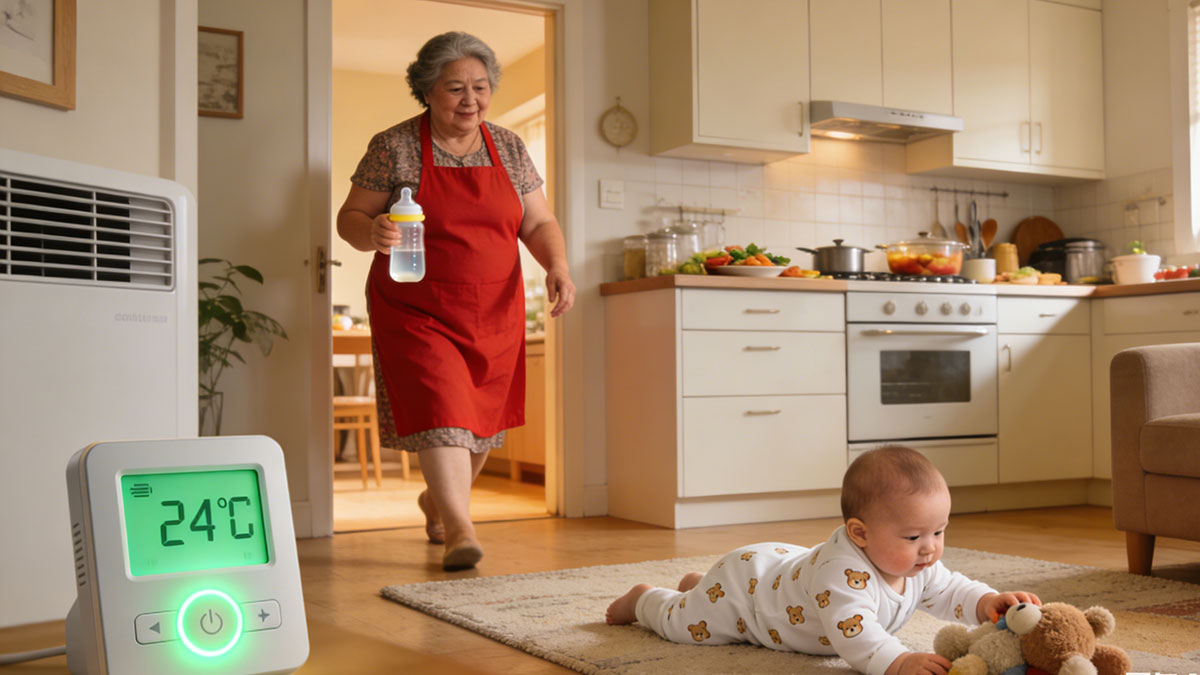 家中长辈和宝宝的首选：更温和、更舒适的ABC空调