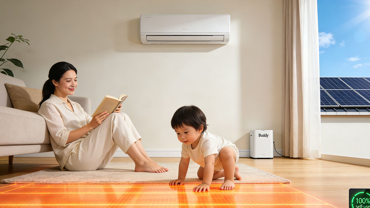 光伏+ABC：零碳住宅的终极能源解决方案